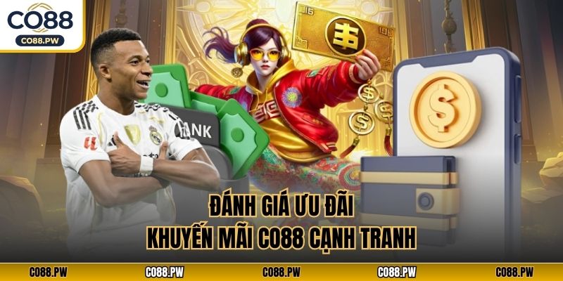 Đánh giá ưu đãi khuyến mãi CO88 cạnh tranh